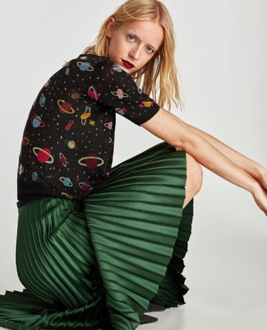 ZARA Planet Print Sweater, £17.99